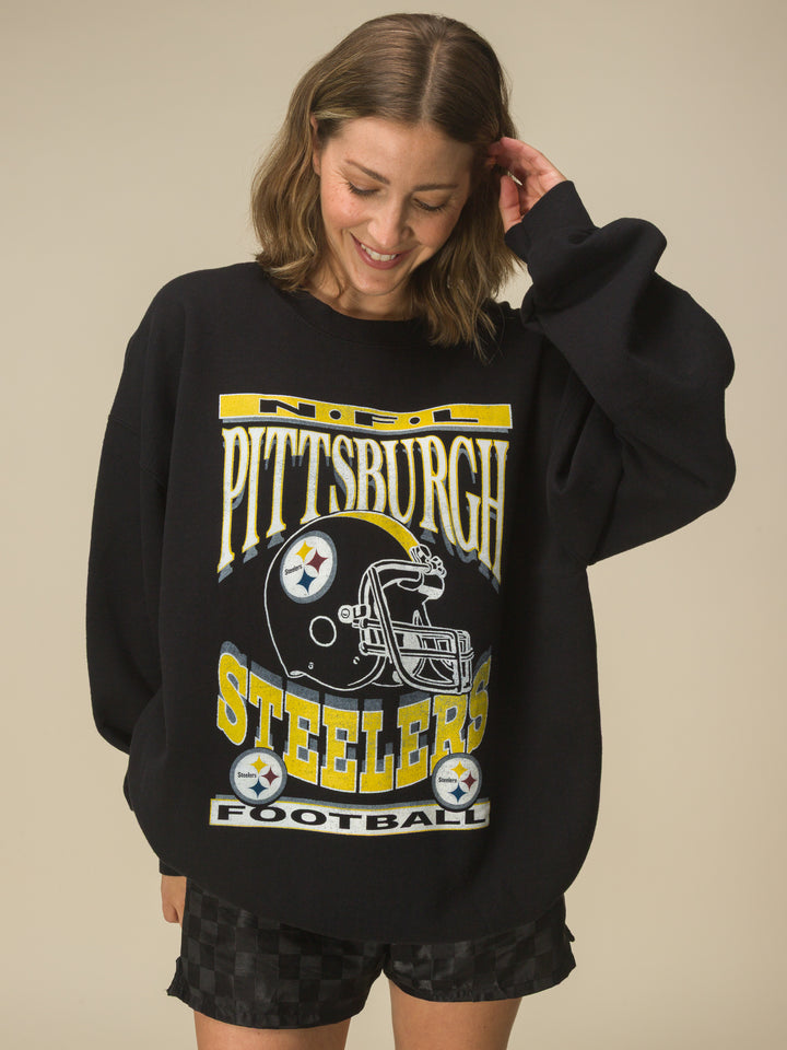 Pittsburgh Steelers Helmet Flea Market Crew