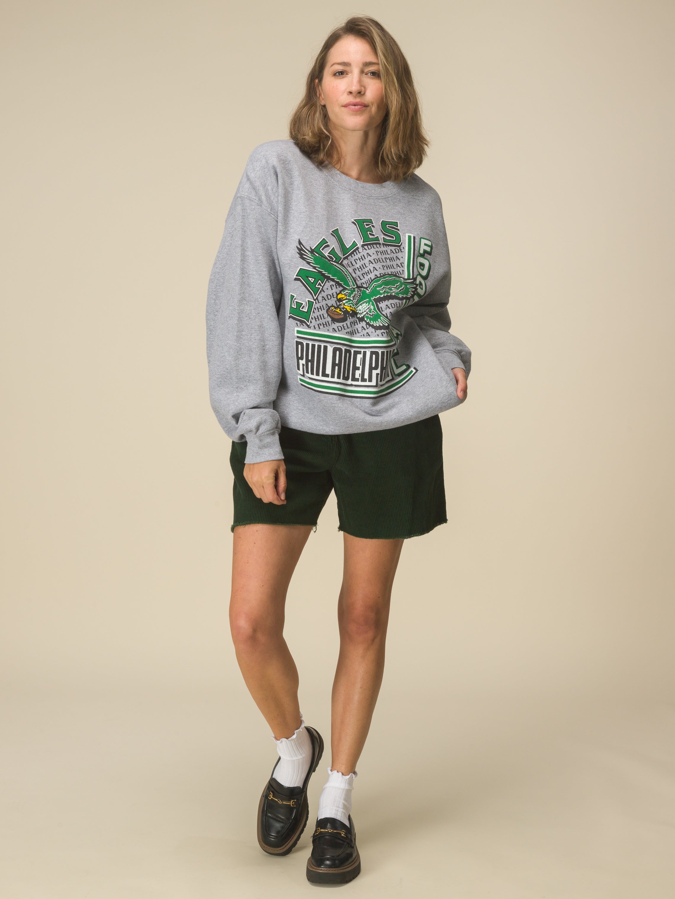 Philadelphia Eagles Backfield Crew Fleece – Junk Food Clothing