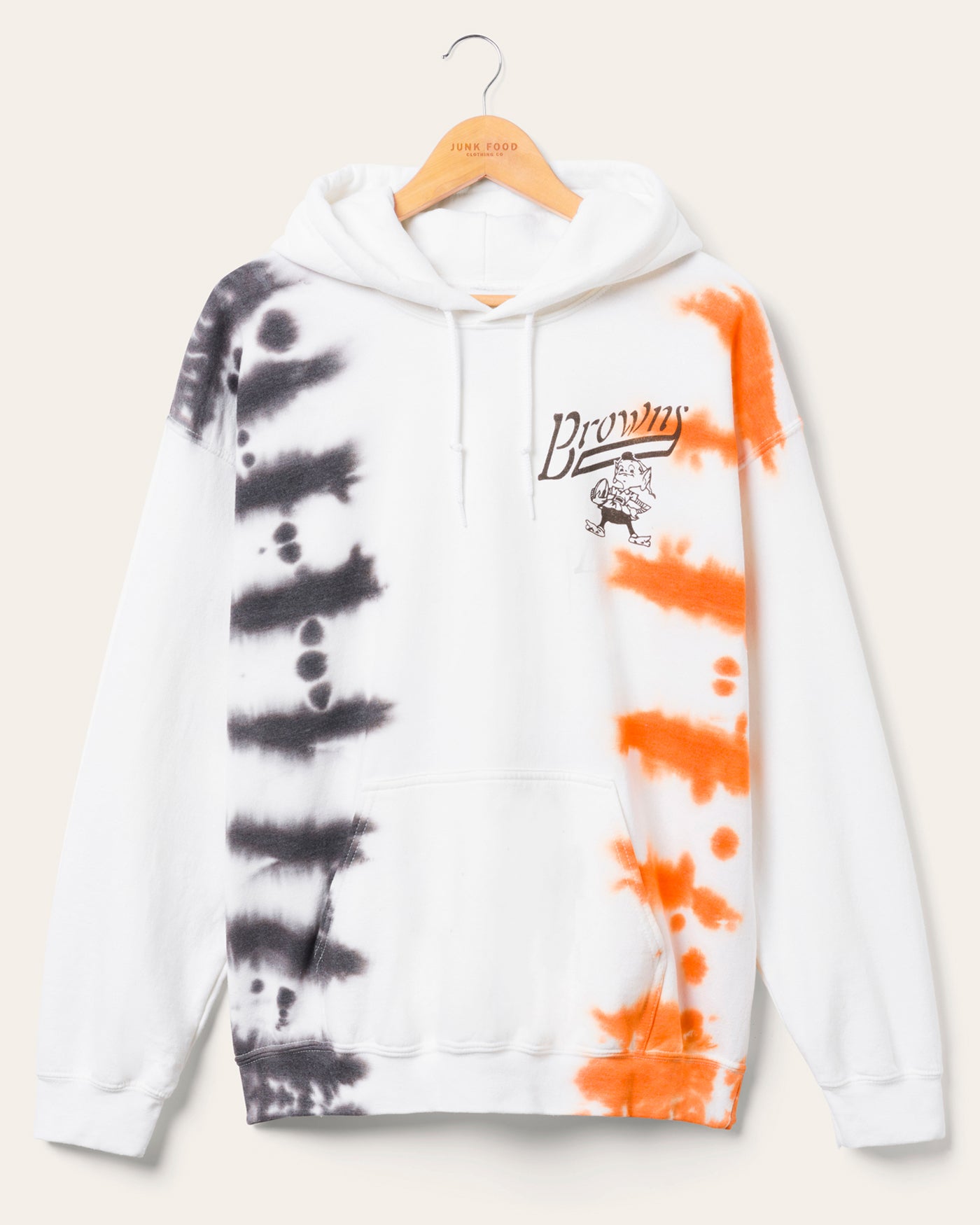 Cleveland Browns Stitch Tie Dye Hoodie – Junk Food Clothing