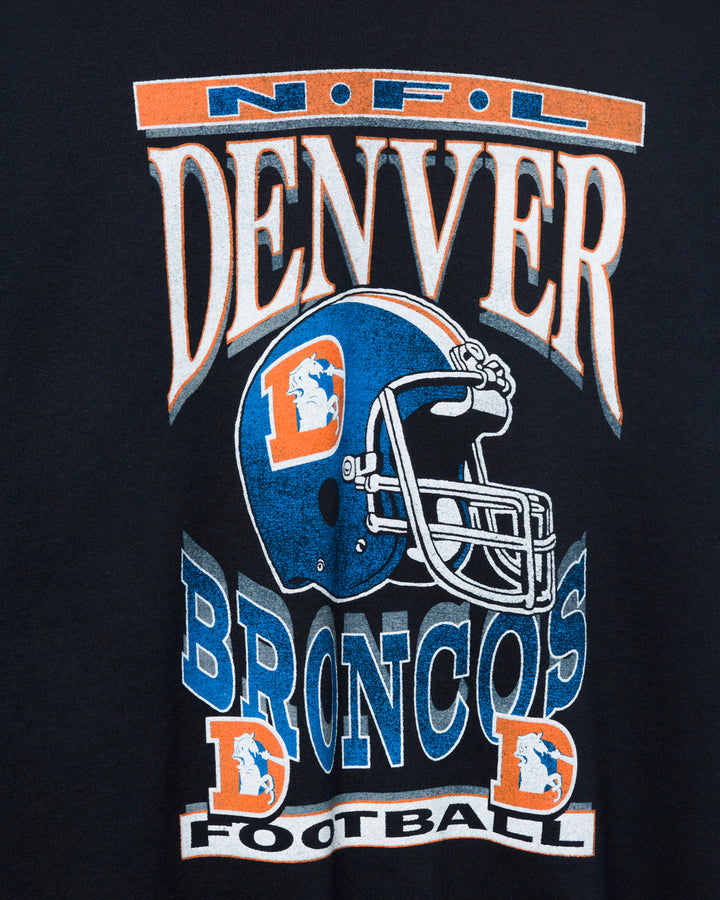 Denver Broncos Helmet Flea Market Crew Fleece