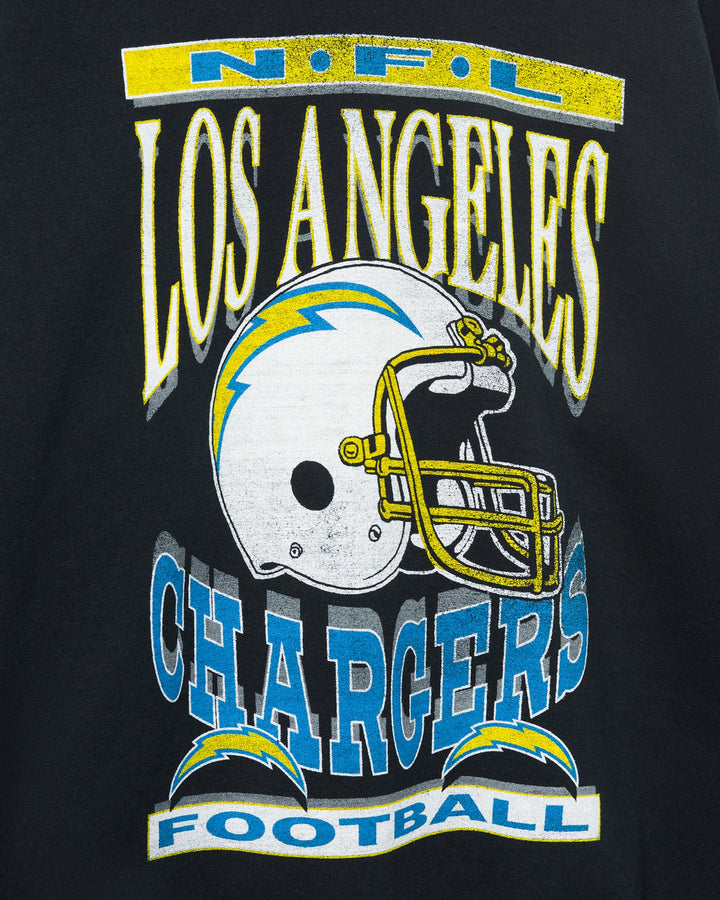 Los Angeles Chargers Helmet Flea Market Crew Fleece