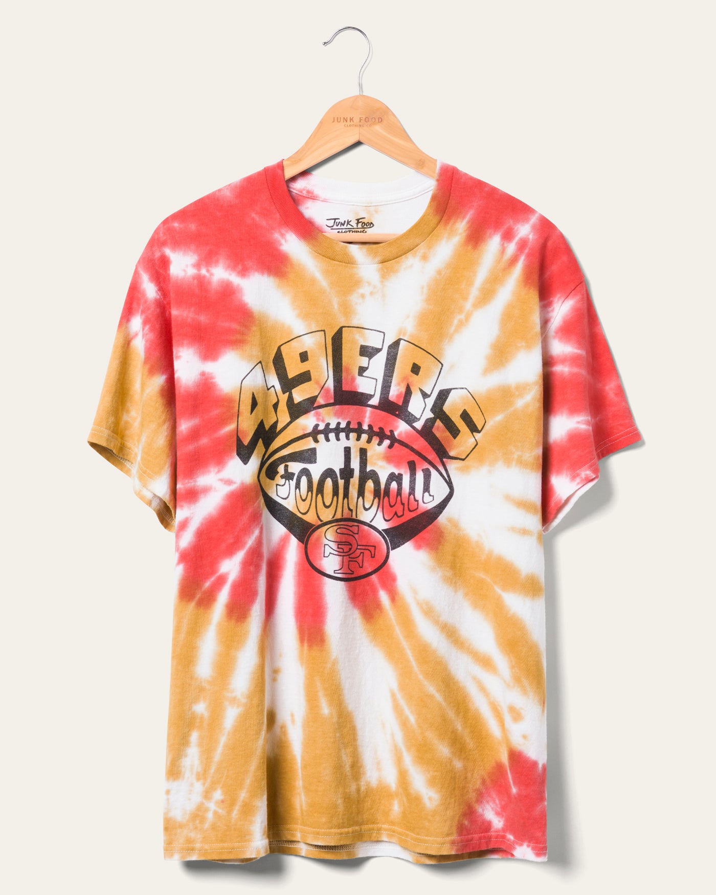San Francisco 49ers Football Tie Dye Tee – Junk Food Clothing