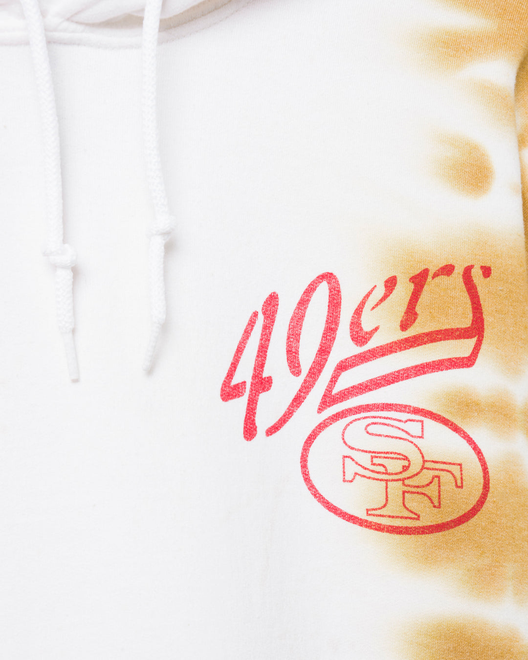San Francisco 49ers Stitch Tie Dye Hoodie