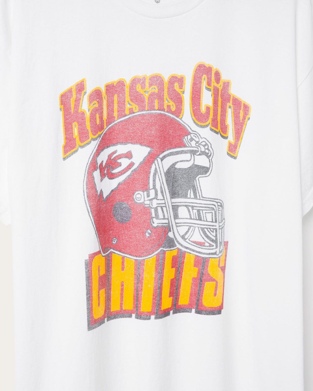 Kansas City Chiefs Throwback Helmet Flea Market Tee