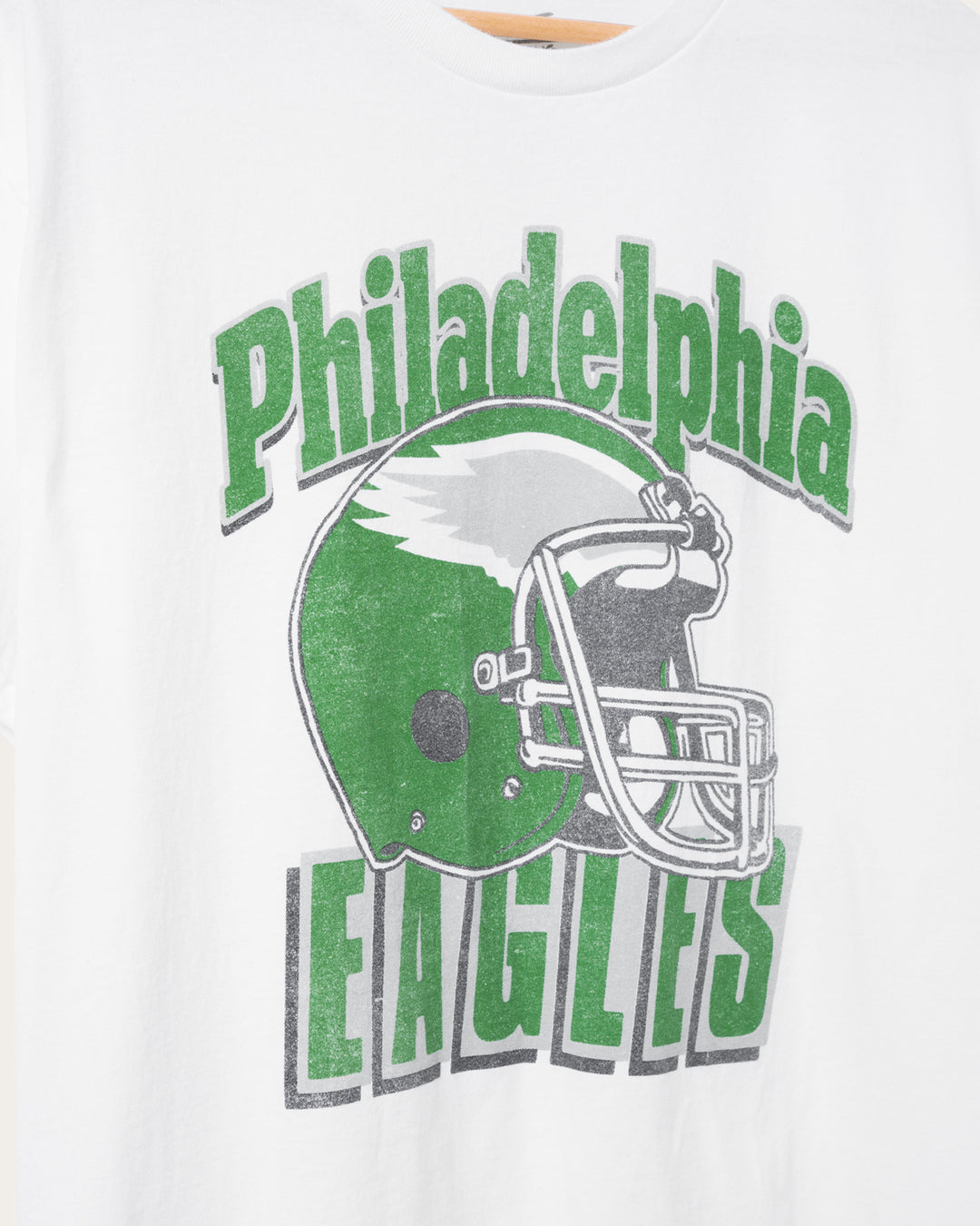 Philadelphia Eagles Throwback Helmet Flea Market Tee