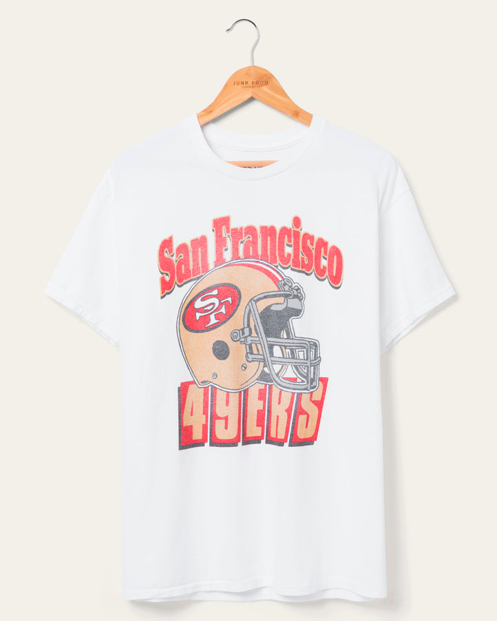 San Francisco 49ers Throwback Helmet Flea Market Tee