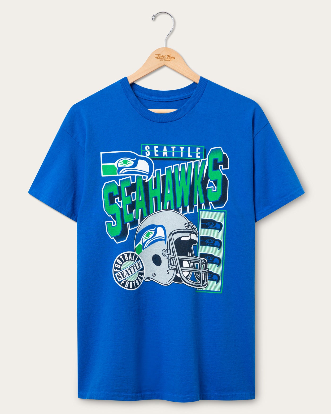 Seattle Seahawks Checkdown Flea Market Tee – Junk Food Clothing