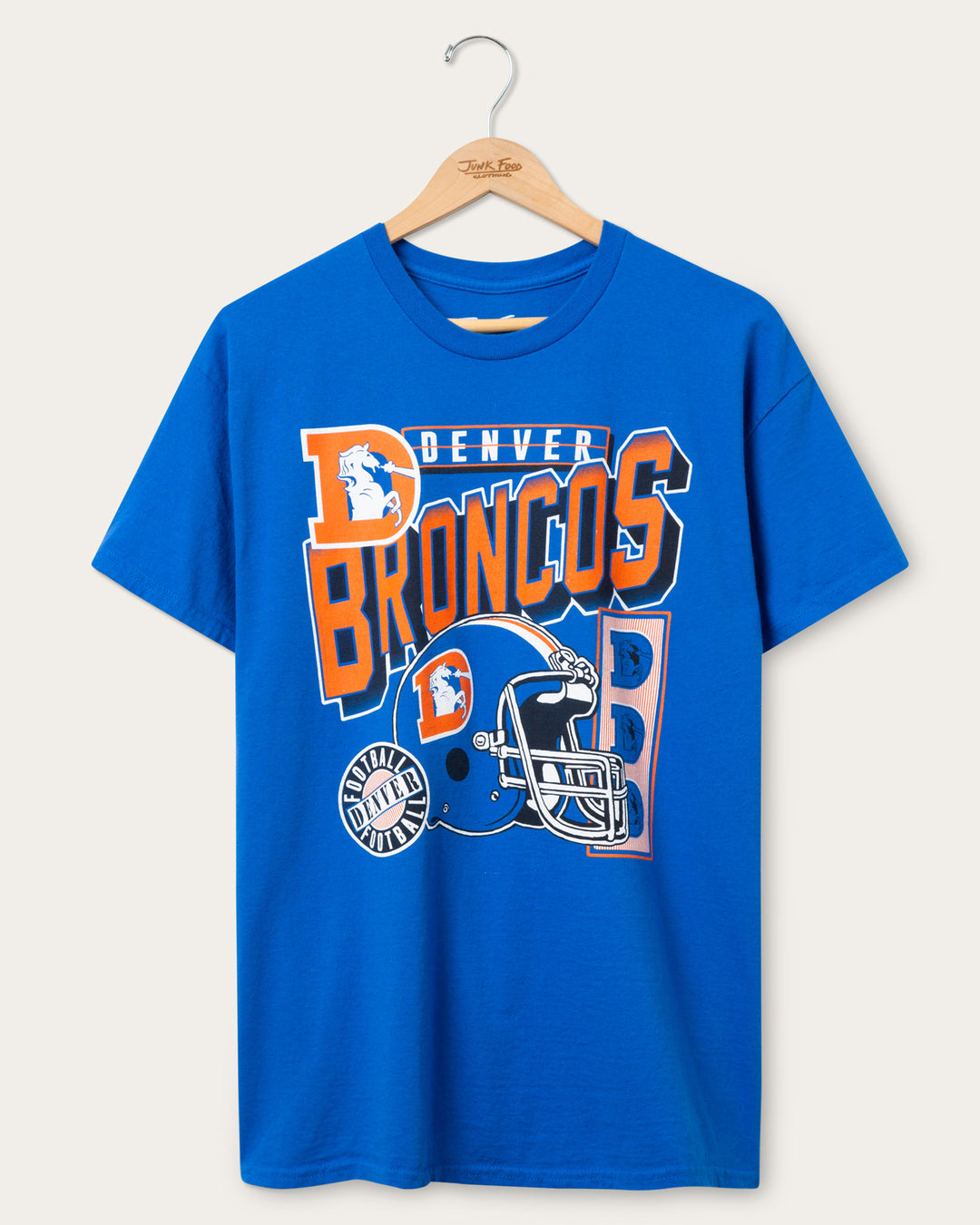 denver broncos gear Denver Broncos Checkdown Flea Market Tee | Royal | Size L