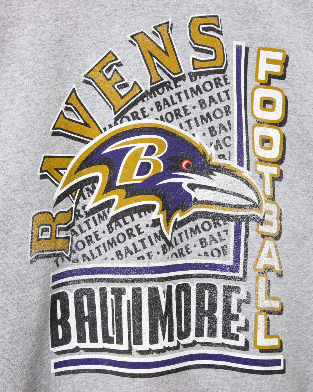 Baltimore Ravens Backfield Flea Market Crew Fleece