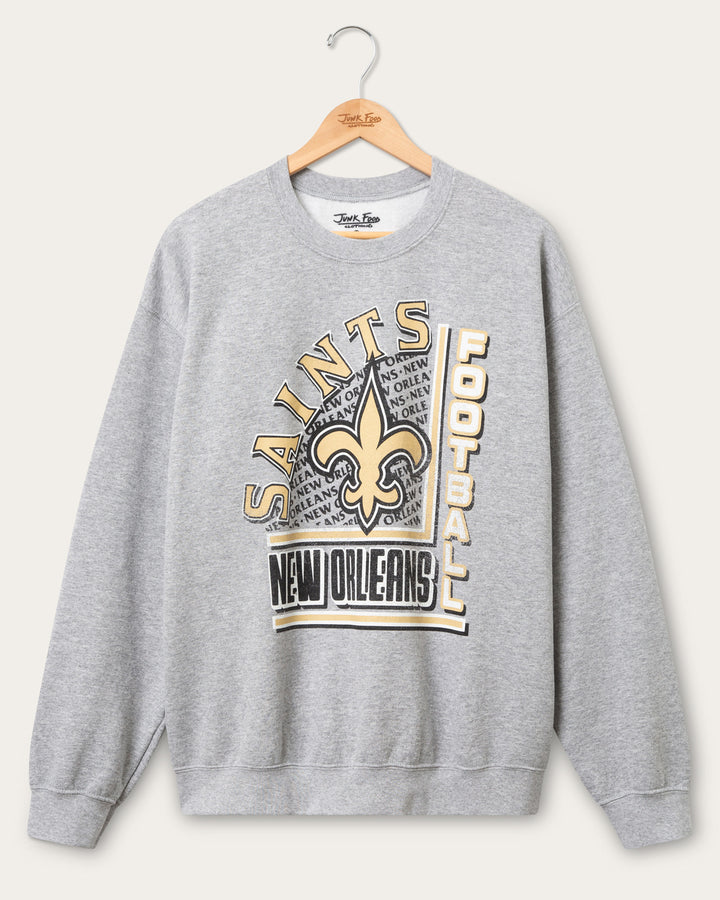 New Orleans Saints Backfield Flea Market Crew Fleece