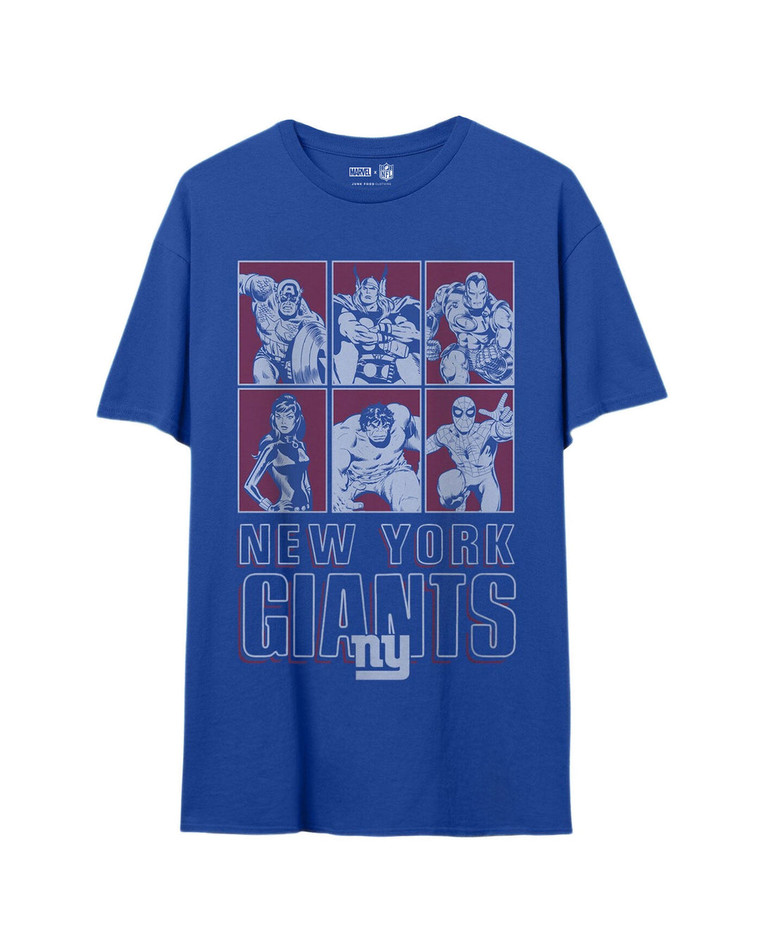 Giants Marvel The Avengers Line Up Tee