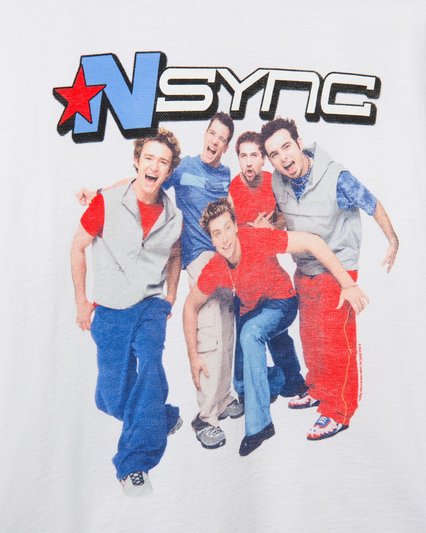 トップス THRIFTWEARMARKET&FLEA MARKET TOUrr music NSYNC 1999 US Tour Flea Market Tee – Junk Food Clothing
