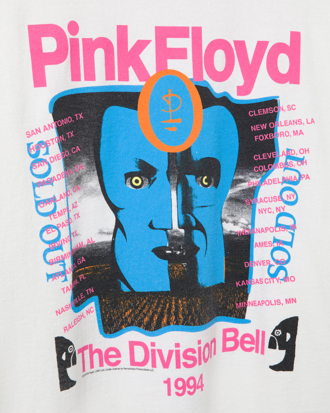 Pink Floyd Division Bell Flea Market Tee