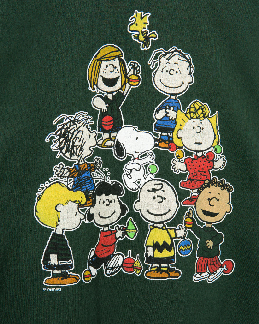 Peanuts Xmas Ornament Flea Market Fleece
