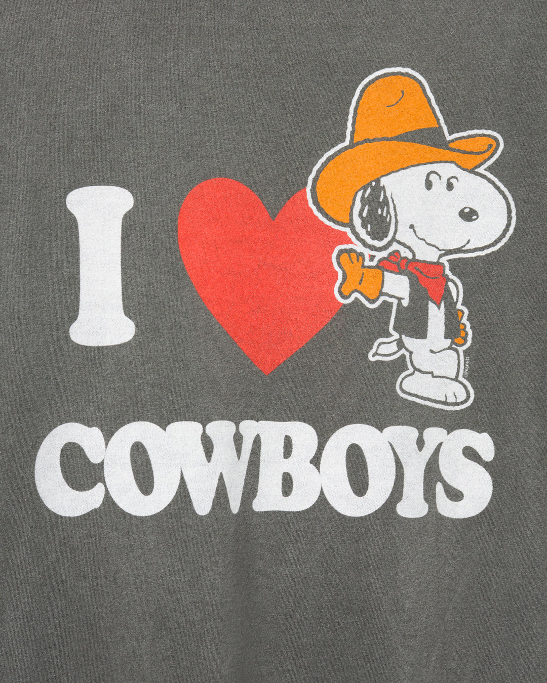 I Love Cowboy Snoopy Flea Market Tee