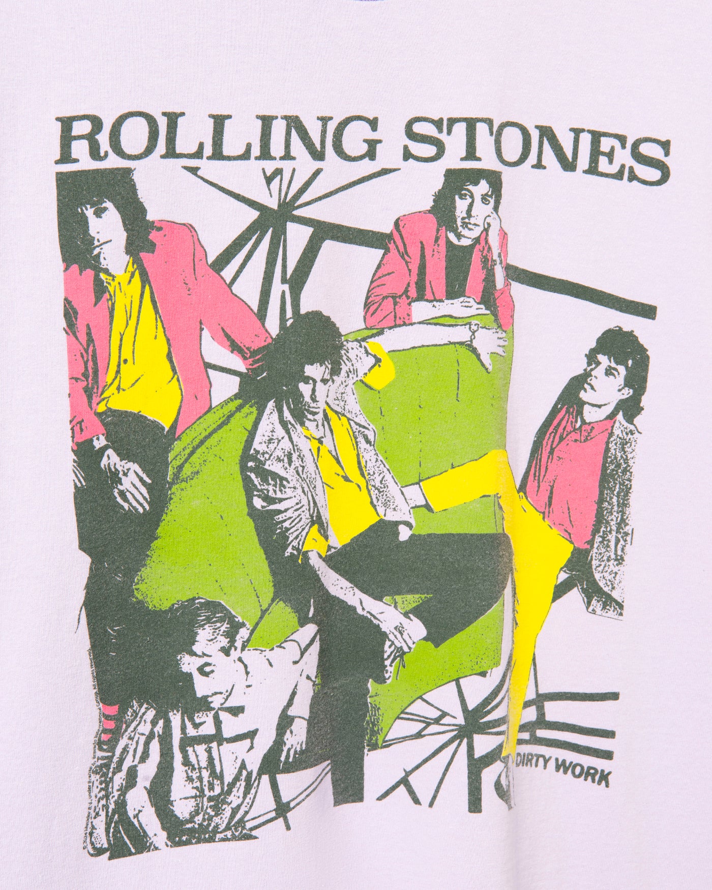 Rolling Stones Dirty Work Flea Market Tee – Junk Food Clothing