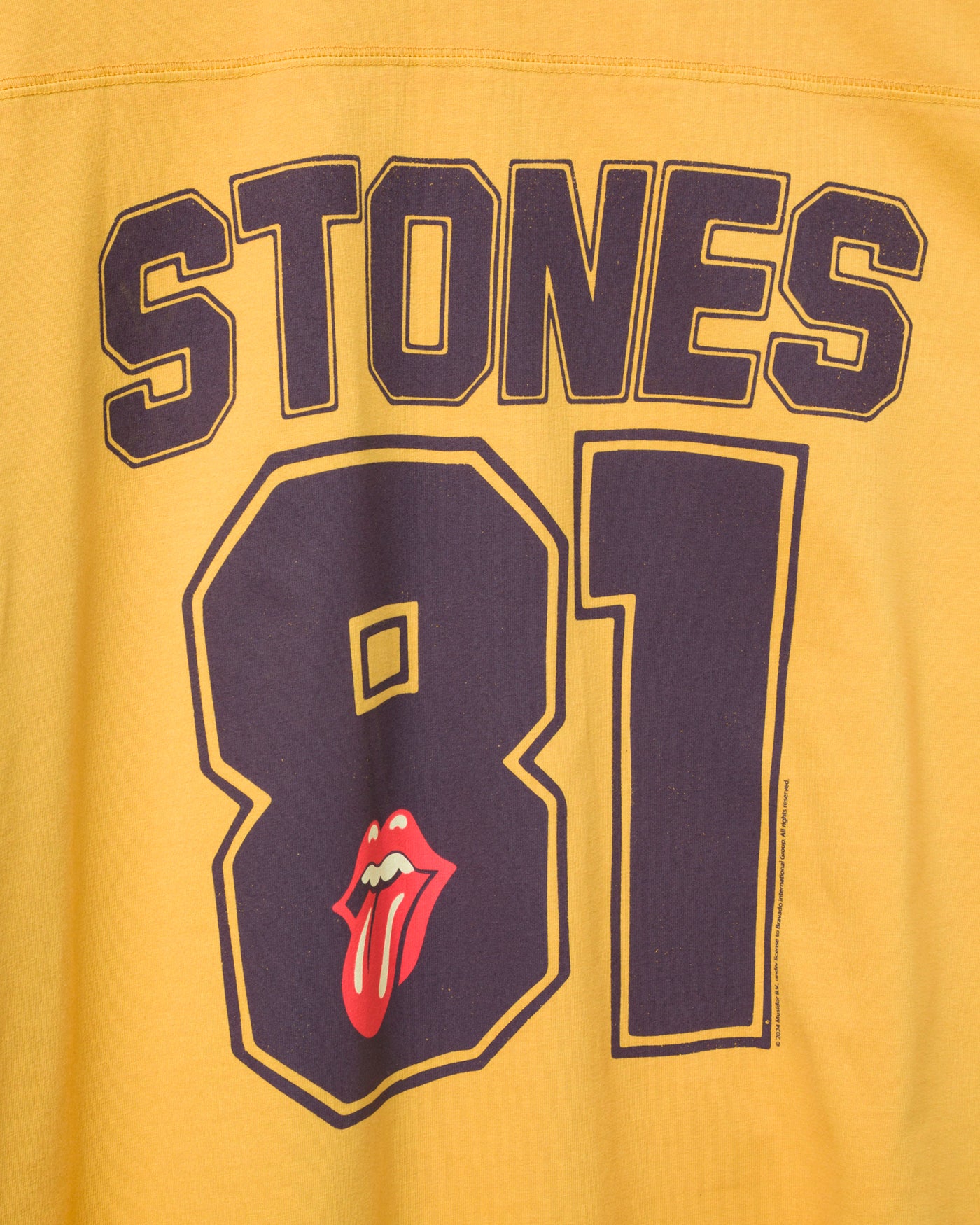 Rolling Stones '81 Hockey Tee – Junk Food Clothing