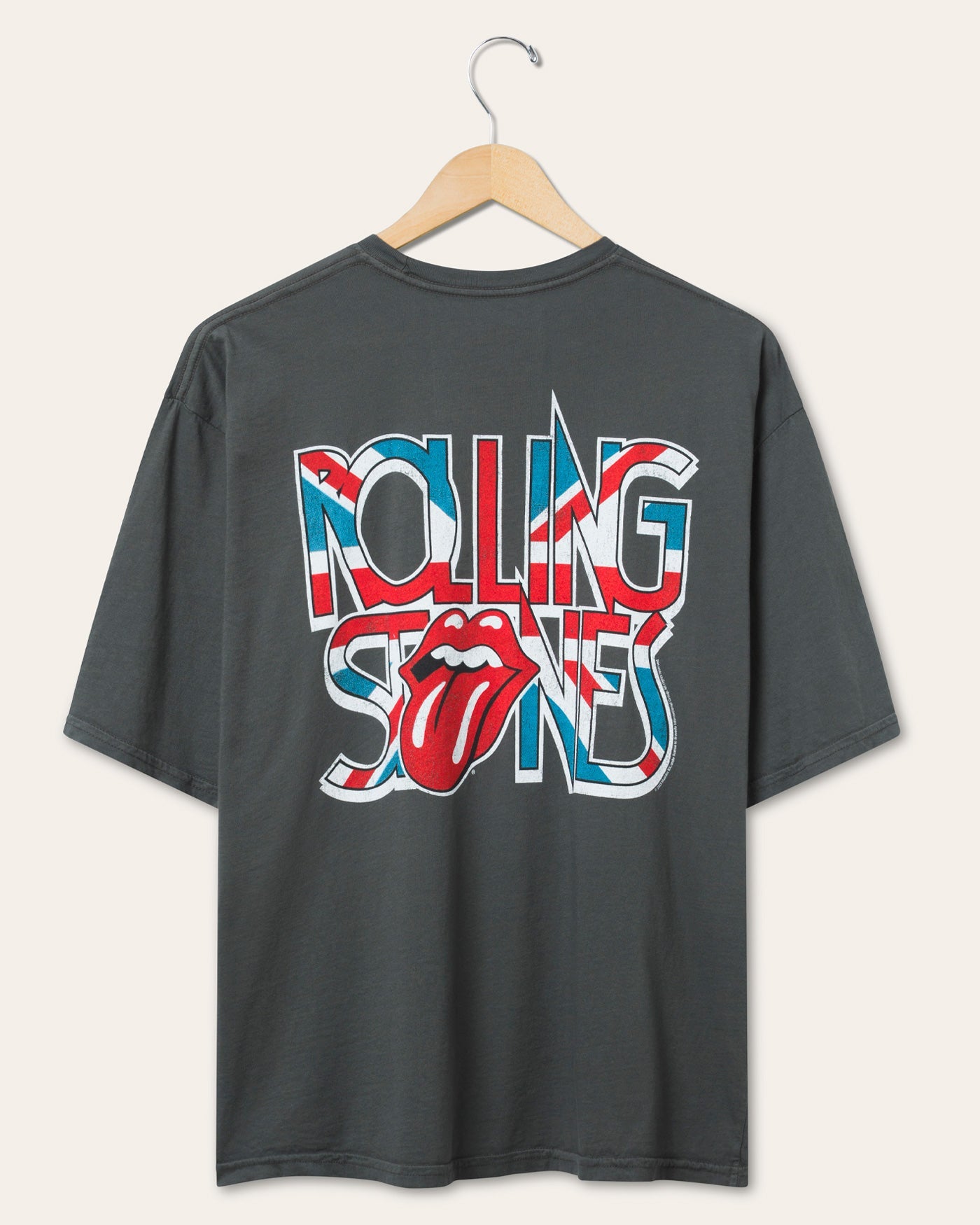 トップス 90s The Rolling Stones boro junk tee The Rolling Stones UK Flag Oversized Tee – Junk Food Clothing
