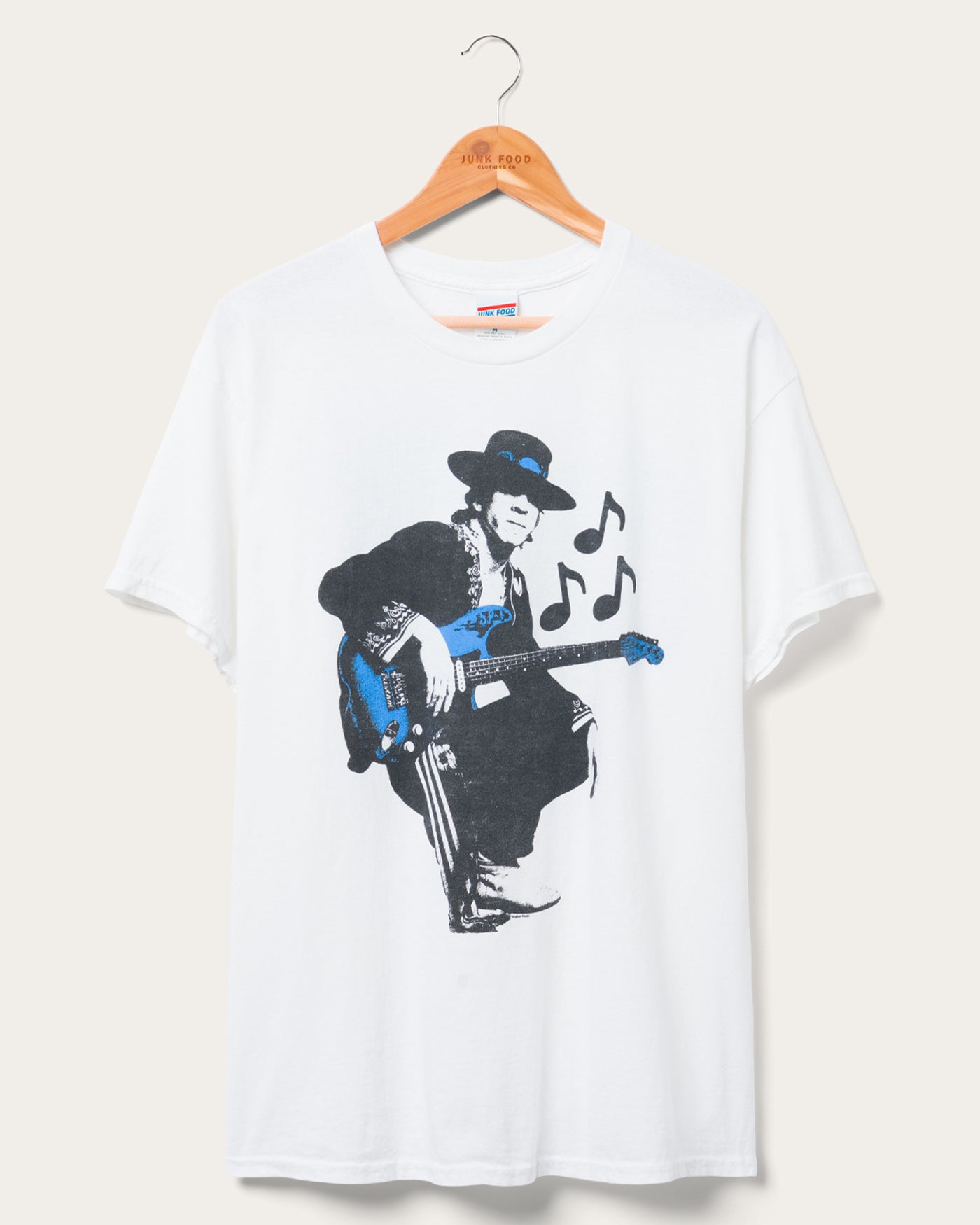 Stevie Ray Vaughan Guitar Flea Market Tee | Junk Food Clothing