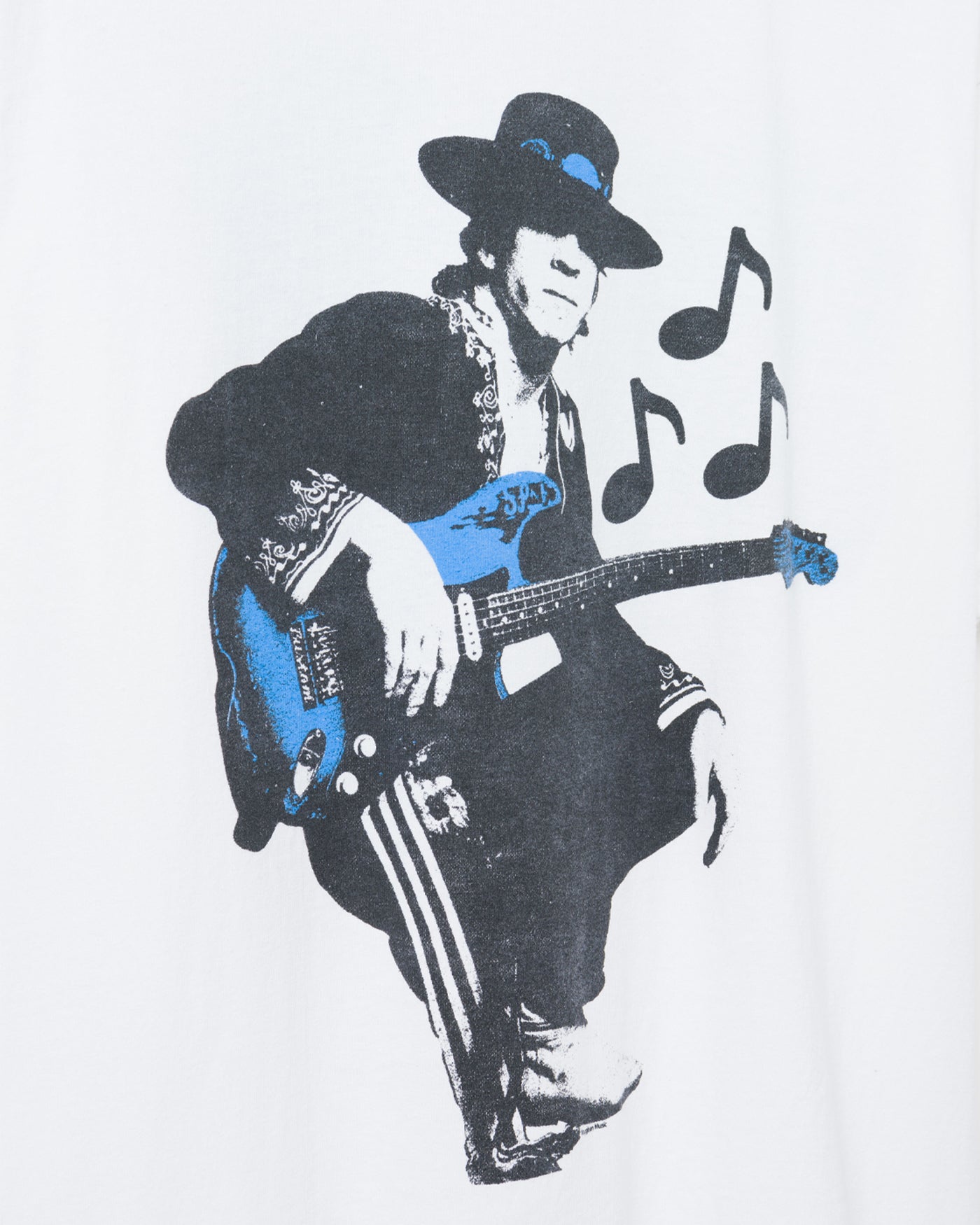 STEVIE RAY VAUGHAN スタッフ用スタジャン　非売品 Stevie Ray Vaughan Guitar Flea Market Tee – Junk Food Clothing