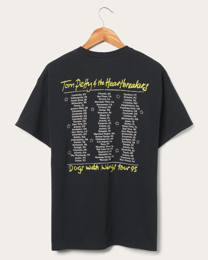 Tom Petty Dogs With Wings Tour '95 Flea Market Tee