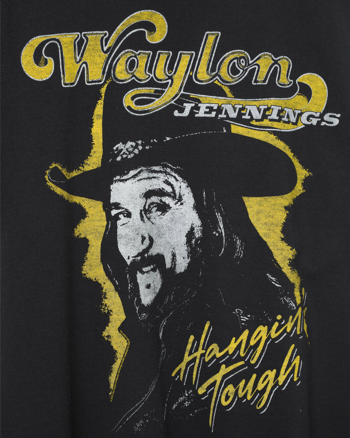 Waylon Jennings Hangin' Tough Flea Market Tee