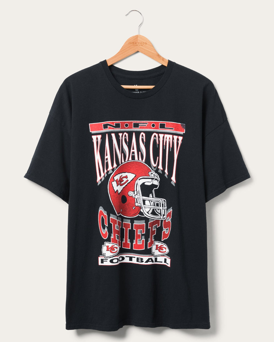 Women's Kansas City Chiefs Helmet Oversized Oversized Tee Dress Women's Kansas City Chiefs Helmet Oversized Oversized Tee Dress