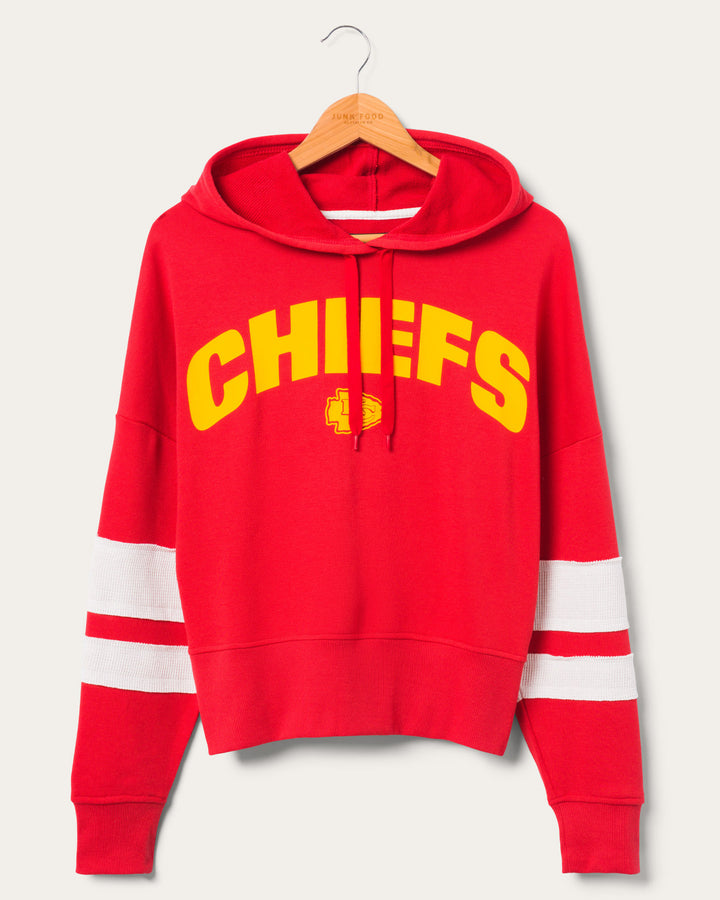 Women's NFL Chiefs Sideline Striped Fleece