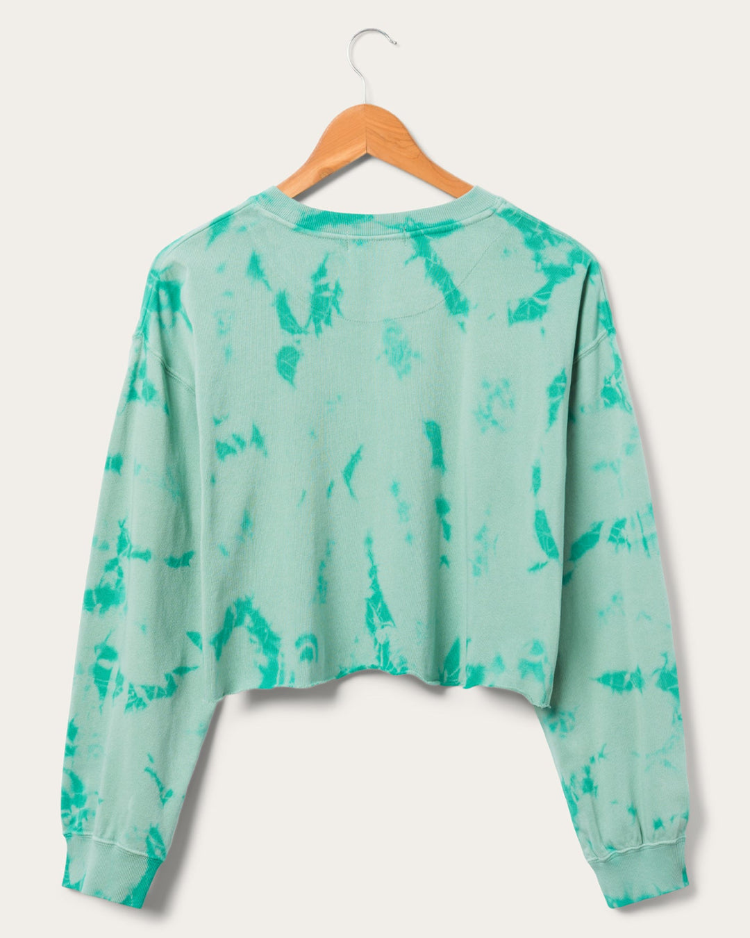 Women's Miami Dolphins Long Sleeve Loose Knit Crop