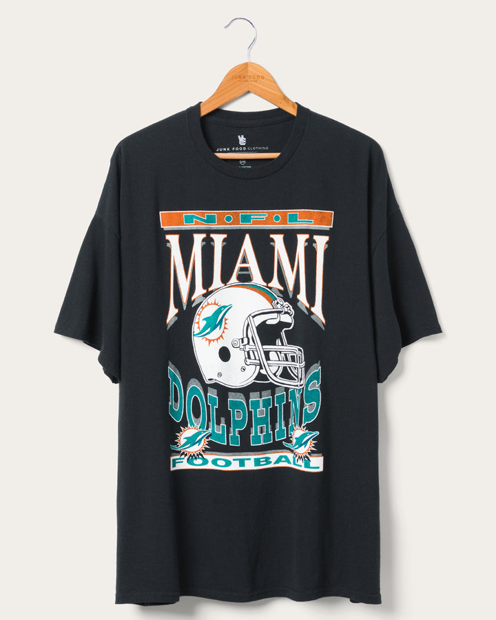 Women's Miami Dolphins Helmet Oversized Tee Dress