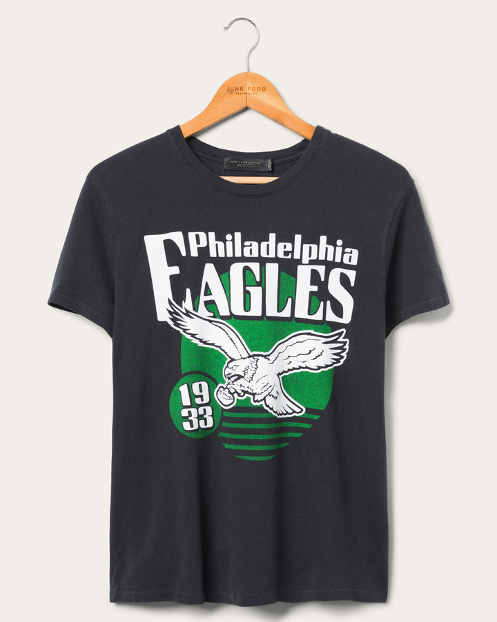 Women's Philadelphia Eagles Sunset Vintage Tee