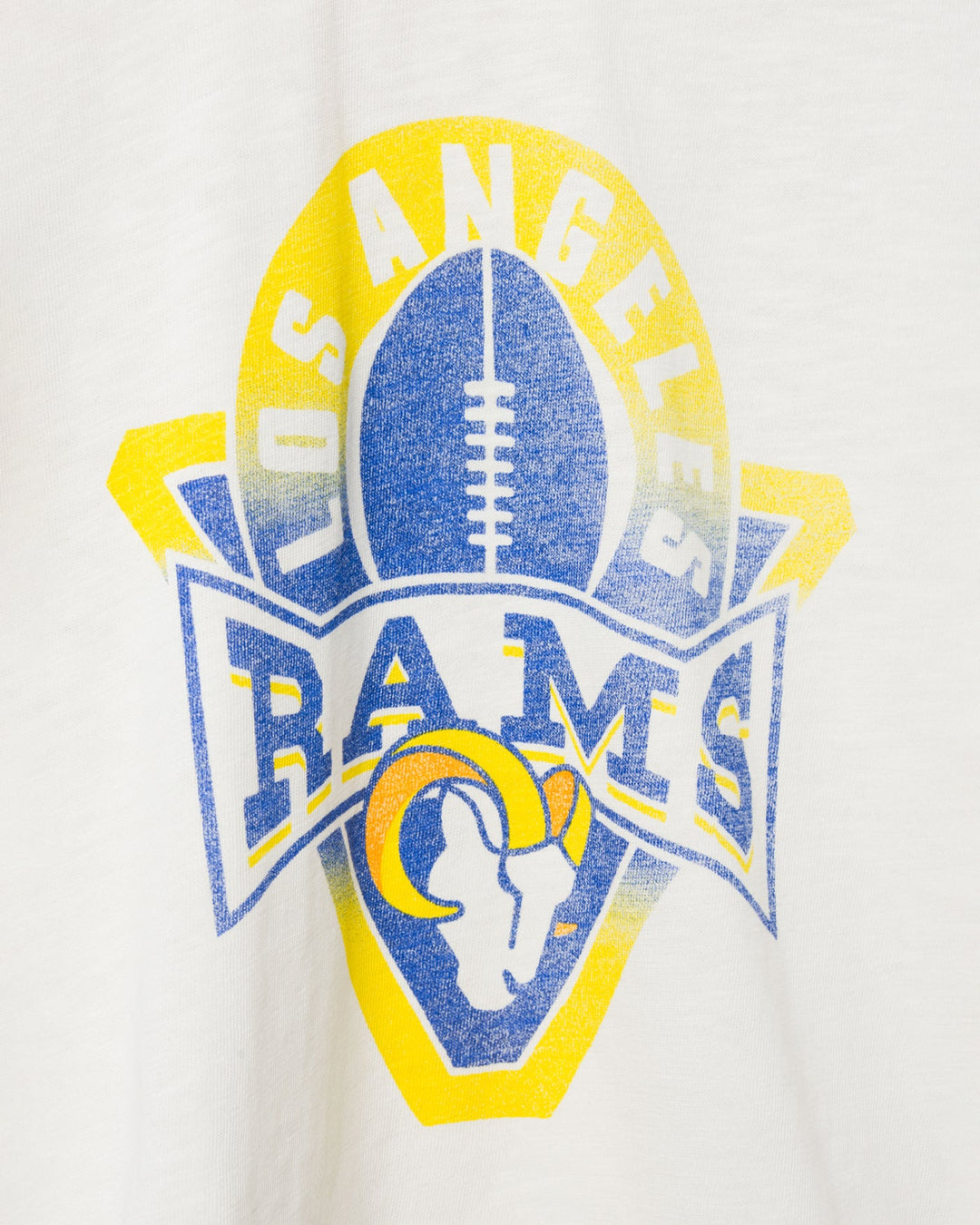 Women's Los Angeles Rams Mock Neck Crop Tee