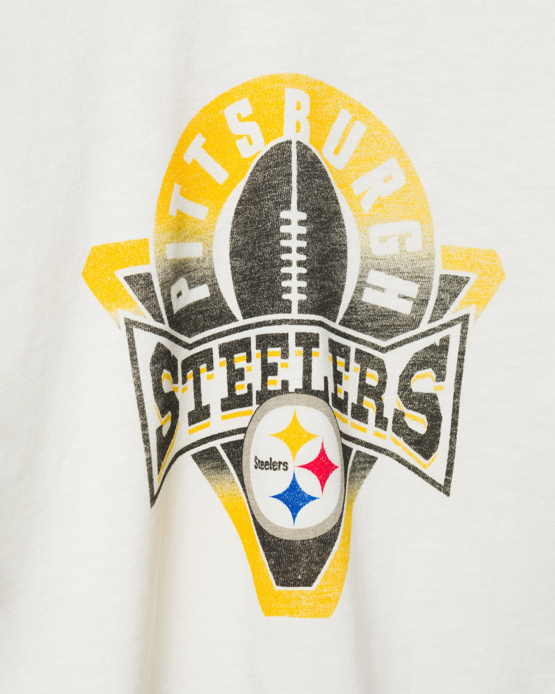 Women's Pittsburgh Steelers Mock Neck Crop Tee