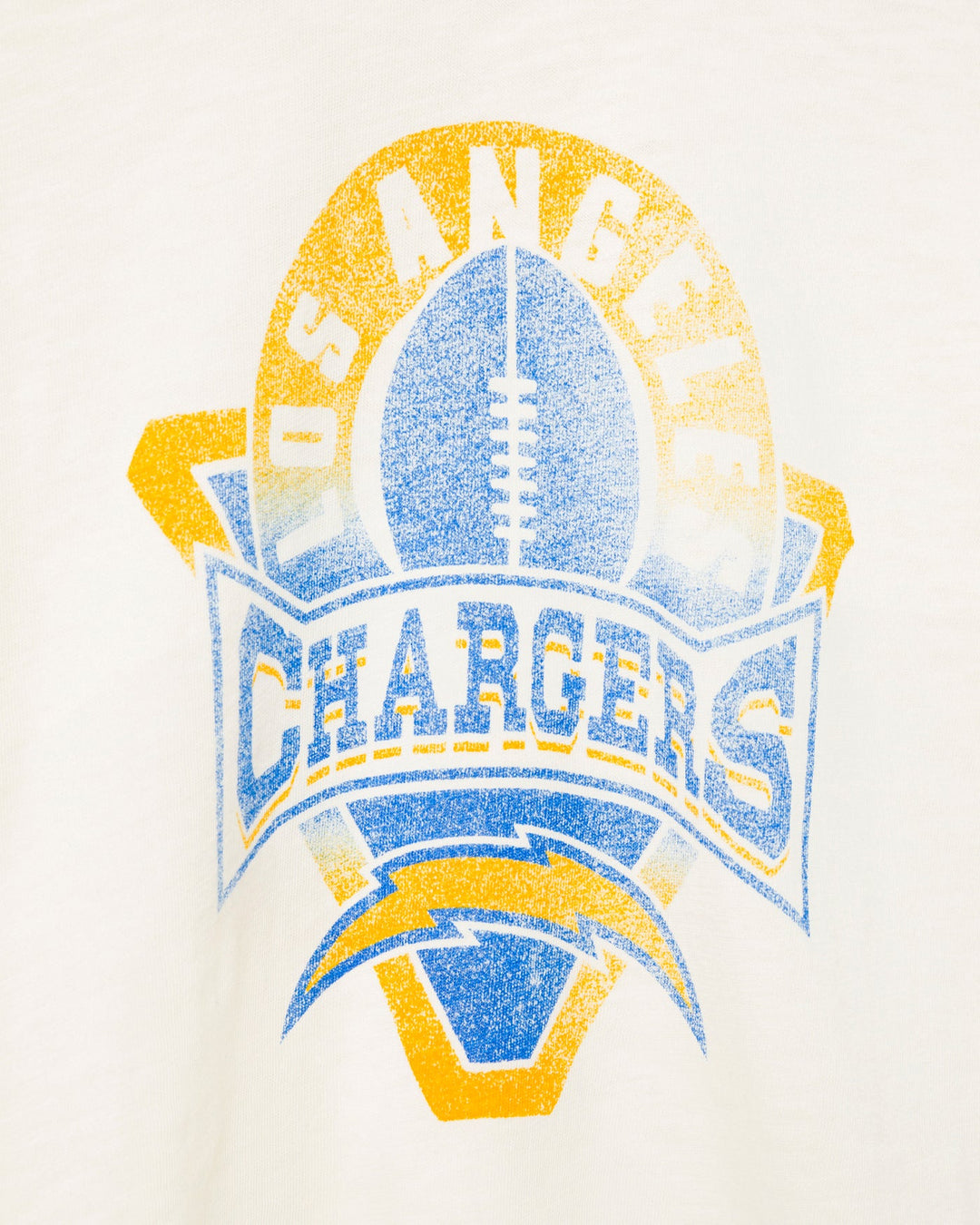 Women's Los Angeles Chargers Mock Neck Crop Tee
