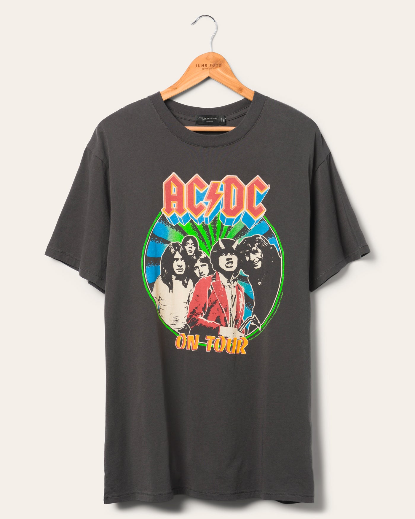 Women's AC/DC On Tour Tee Dress – Junk Food Clothing