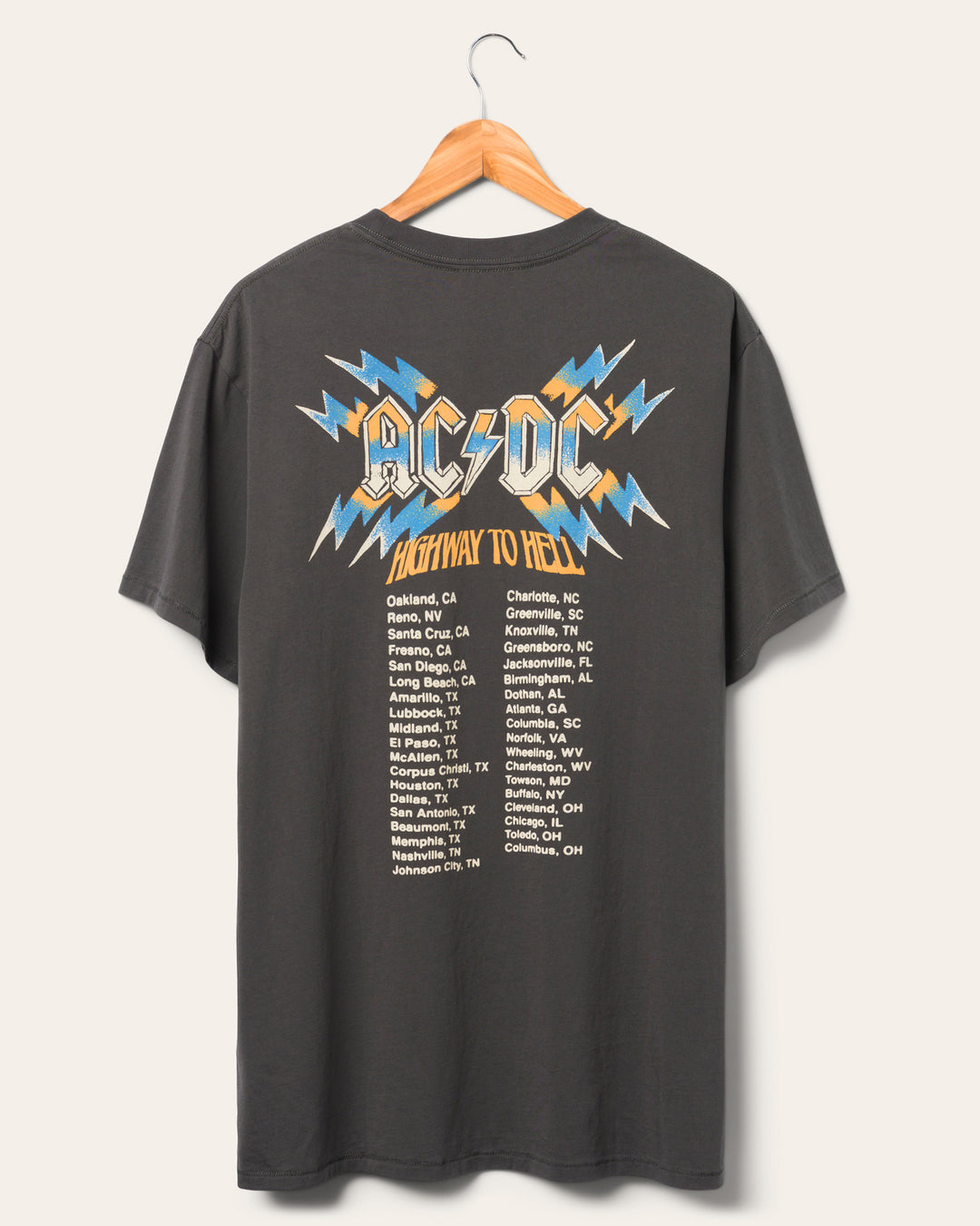 Women's AC/DC On Tour Tee Dress – Junk Food Clothing