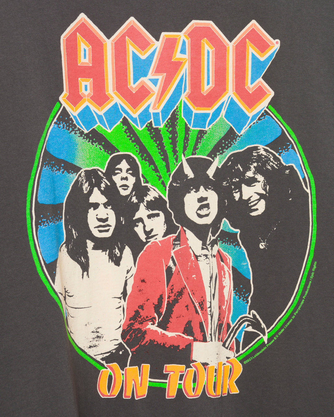 Women's AC/DC On Tour Tee Dress – Junk Food Clothing