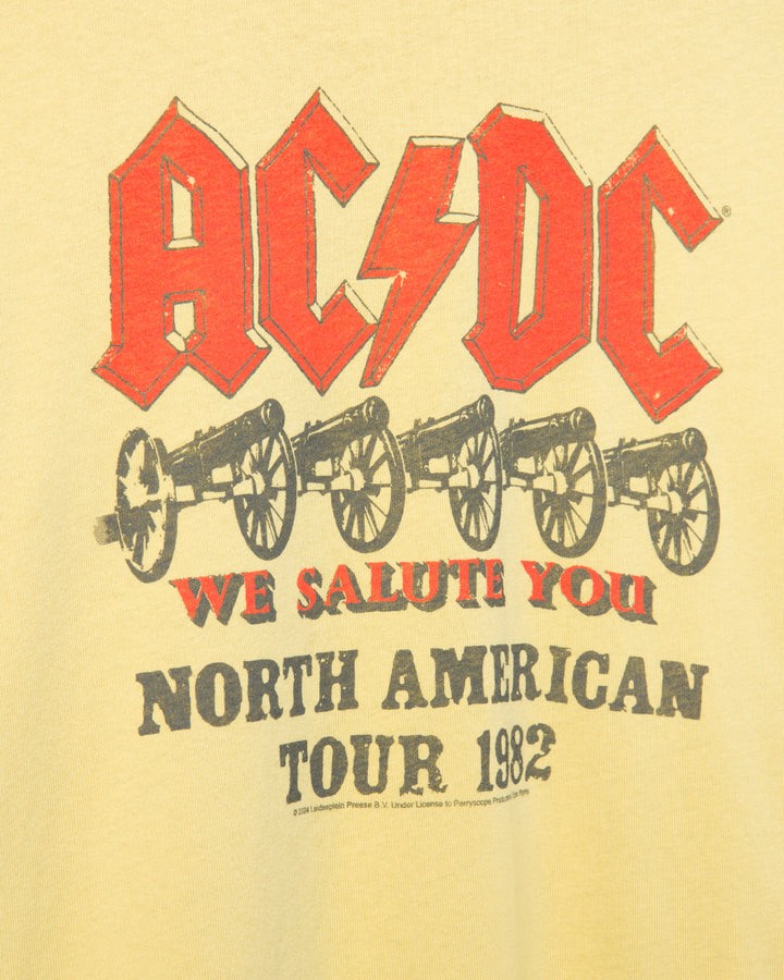 Women's AC/DC North American Tour 1982 Vintage Tee
