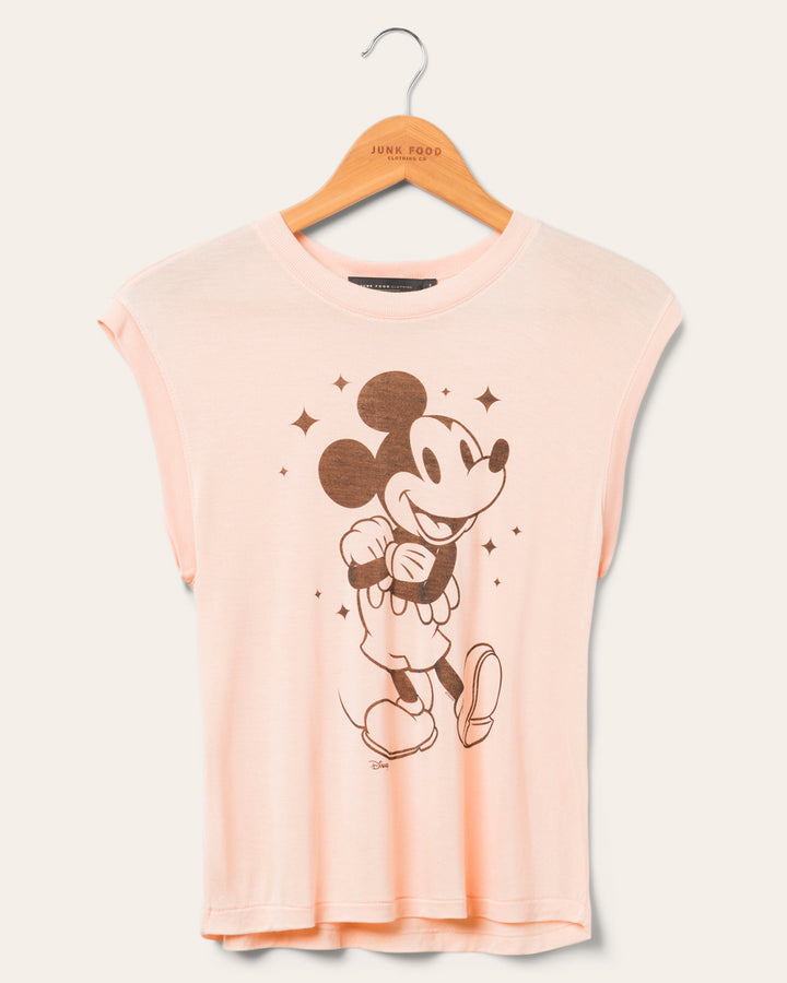 Women's Sparkle Mickey Vintage Tissue Tank