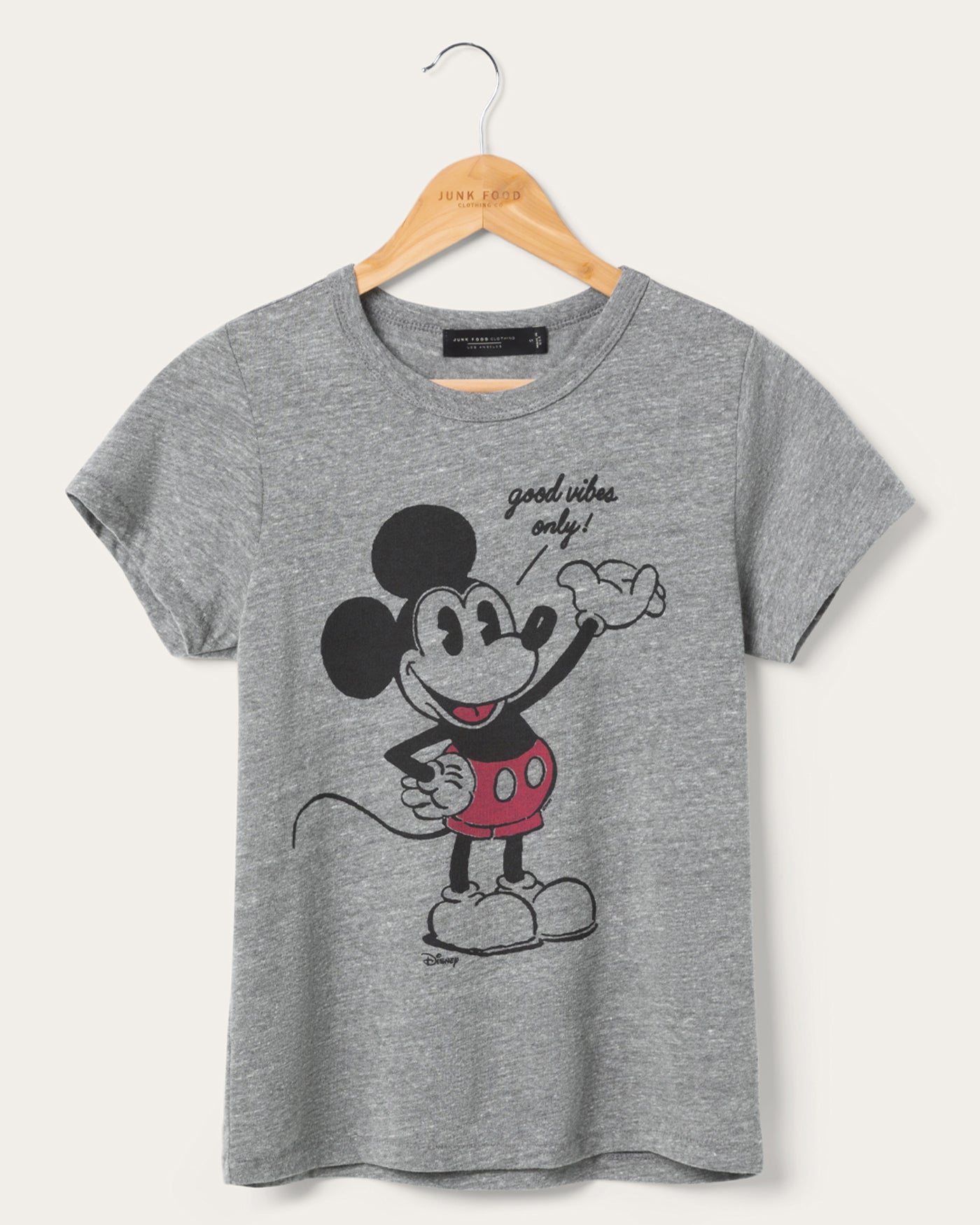 Women's Mickey Good Vibes Only Original Tee – Junk Food Clothing