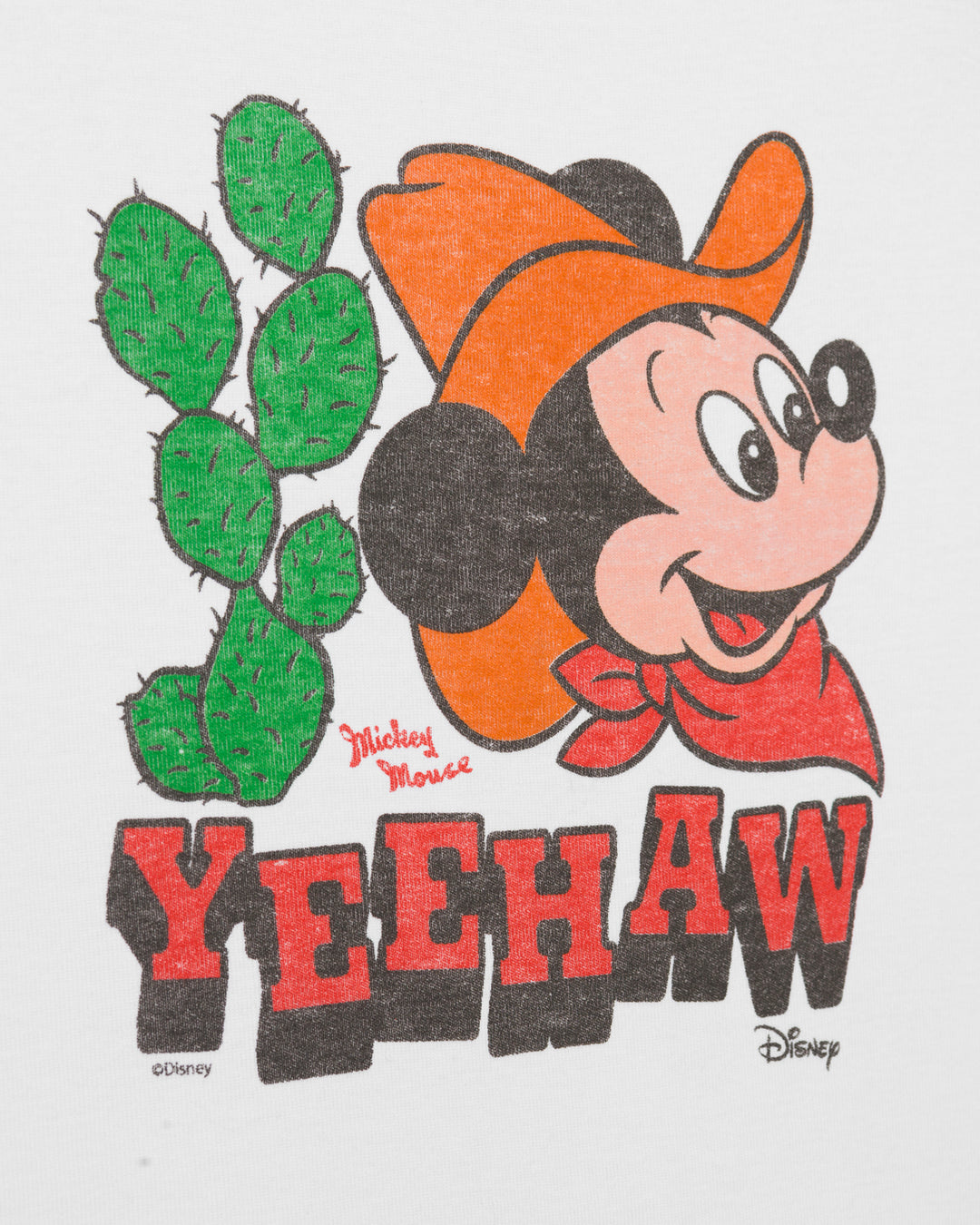 Women's Yeehaw Mickey Baby Raglan Tee
