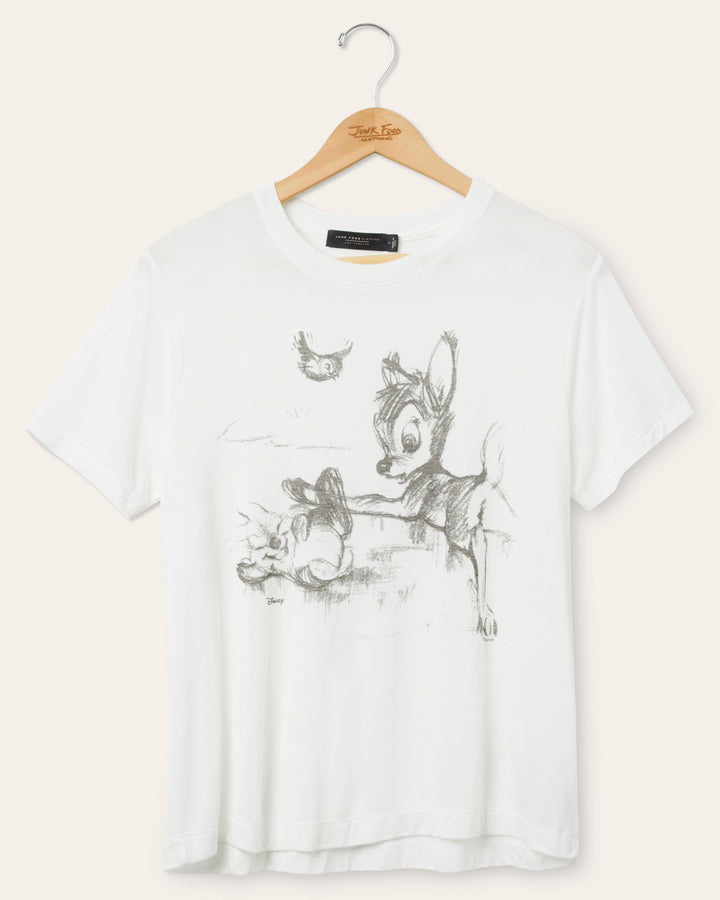 Women's Bambi Sketch Vintage Tissue Tee