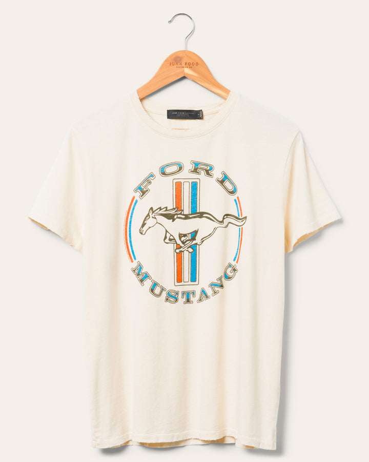 Women's Ford Mustang Stripe Vintage Tee