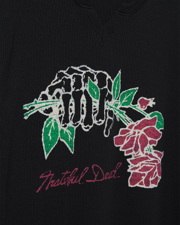 Women's Grateful Dead Hand With Roses Sunday Thermal