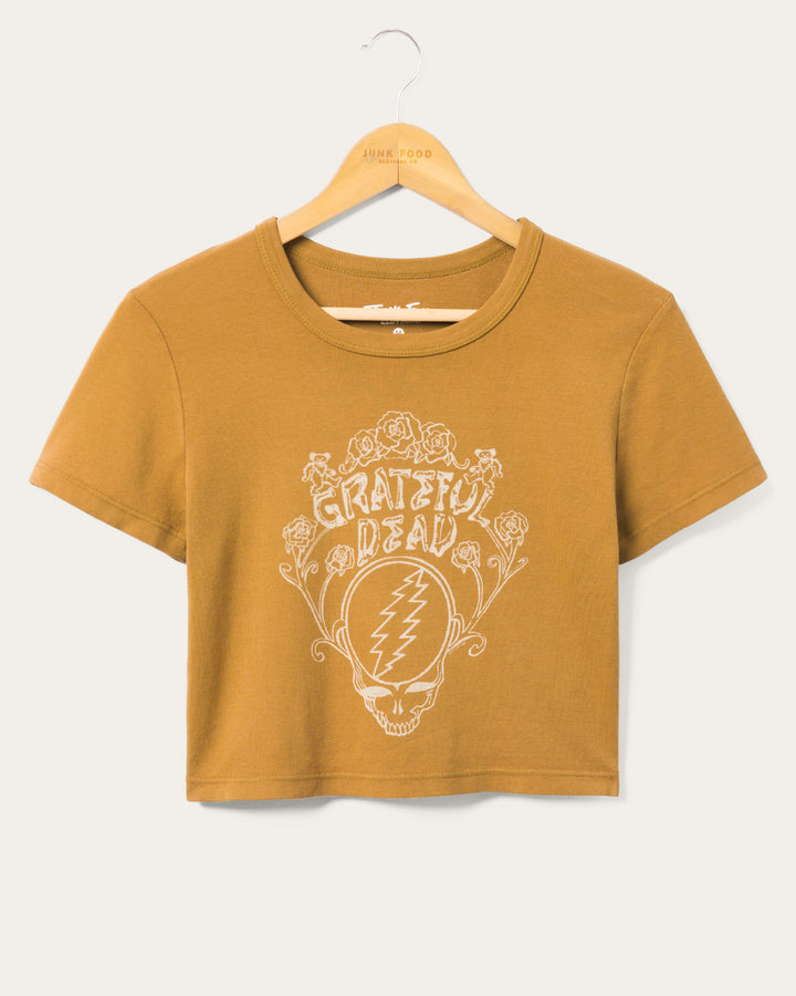 Women&#39;s Grateful Dead Skull Baby Tee