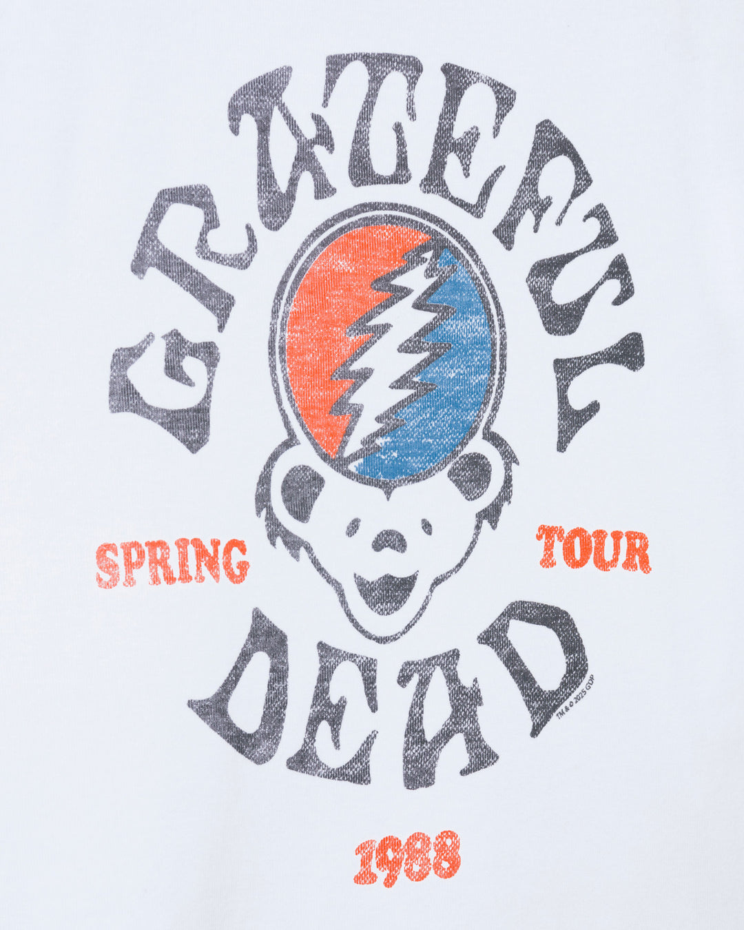 Women's Grateful Dead 1988 Tour Baby Raglan Tee