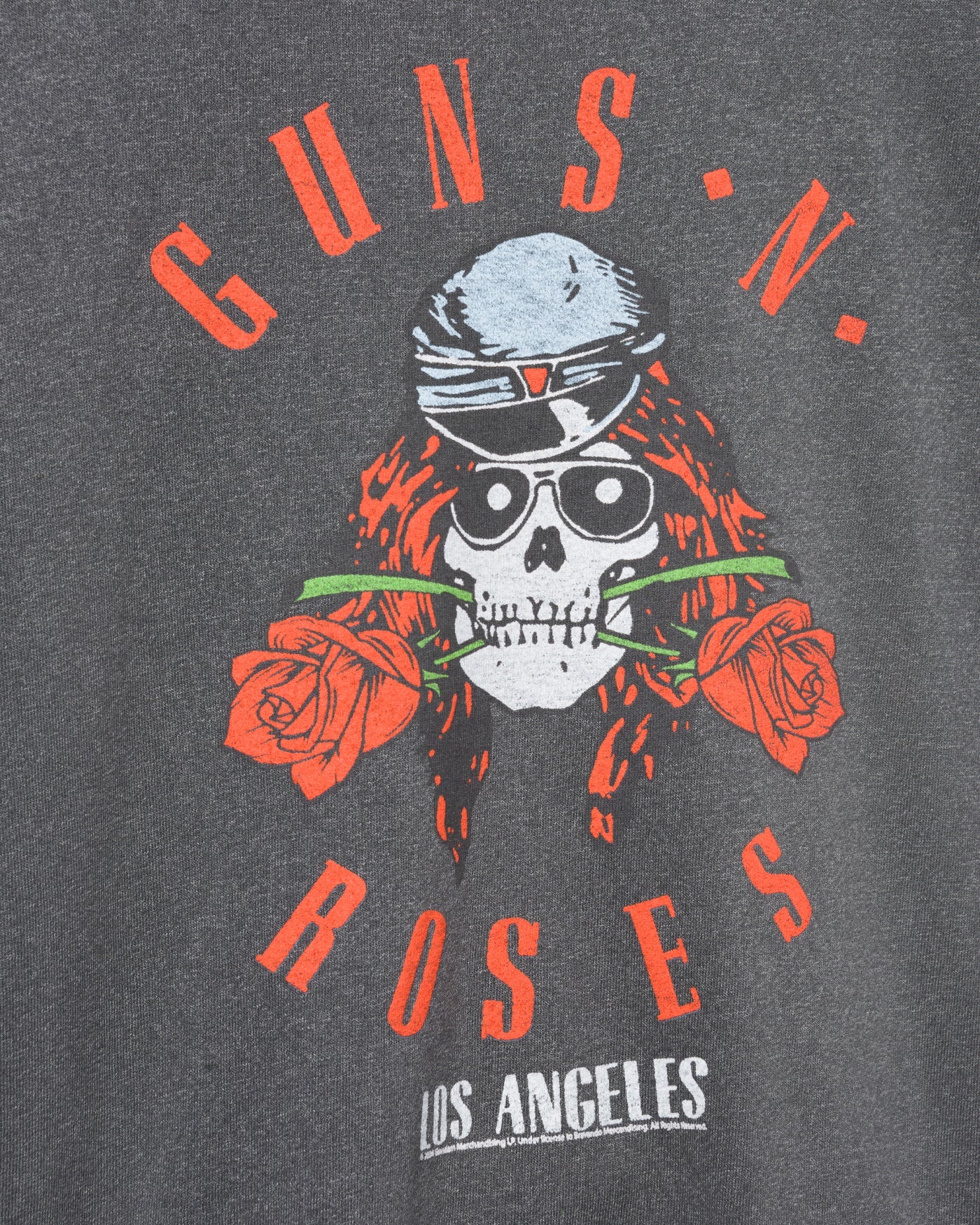 GUNS N' ROSES スカルデザイン Tシャツ Lサイズ Women's Guns N' Roses Skull Original Tee – Junk Food Clothing