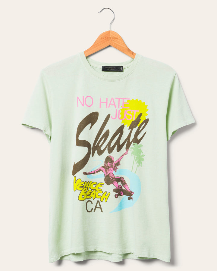 Women's No Hate Just Skate Vintage Tee