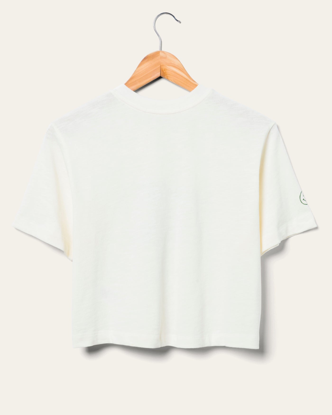 Women's International Sports Club 1984 Mock Neck Crop Tee
