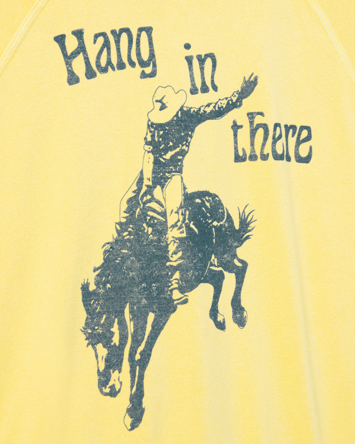 Women's Hang In There Raglan Crew Fleece